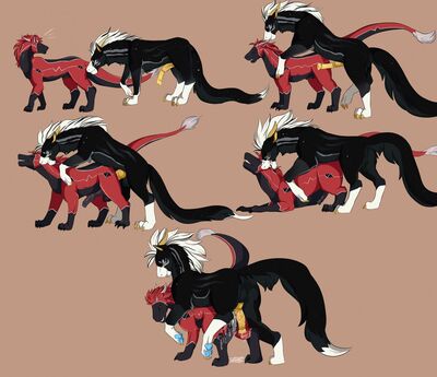 Dracuss and Eclypse
art by sempers
Keywords: dragon;felkin;male;feral;M/M;penis;from_behind;anal;sempers