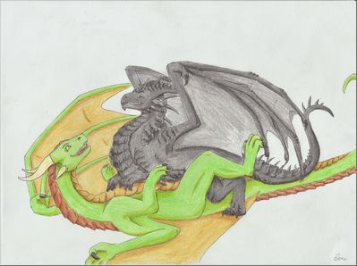 Mine
art by senjio
Keywords: dragon;dragoness;male;female;feral;M/F;romance;non-adult;senjio