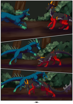 A Bitchin' Heat, page 5
art by shadoweyenoom
Keywords: comic;dragon;male;feral;M/M;non-adult;shadoweyenoom