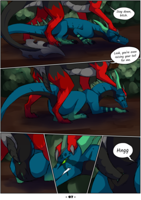 A Bitchin' Heat, page 7
art by shadoweyenoom
Keywords: comic;dragon;male;feral;M/M;penis;from_behind;anal;closeup;shadoweyenoom