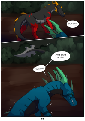 A Bitchin' Heat, page 9
art by shadoweyenoom
Keywords: comic;dragon;male;feral;M/M;suggestive;shadoweyenoom