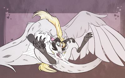 Veela
art by shadowwolfhunter
Keywords: dragoness;wyvern;female;feral;solo;vagina;oral;autofellatio;spooge;shadowwolfhunter