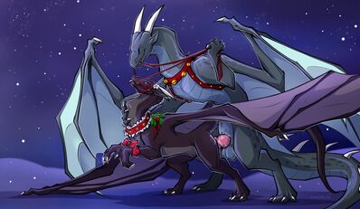 Reined In
art by shadreym
Keywords: dragon;dragoness;male;female;feral;M/F;bondage;penis;from_behind;suggestive;spooge;shadreym