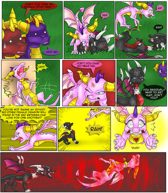 Spyro's Back 3
art by shalonesk
Keywords: comic;spyro_the_dragon;spyro;cynder;flame;ember;dragon;dragoness;male;female;anthro;M/F;humor;non-adult;shalonesk
