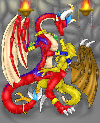 Zonoya Riding
art by shalonesk
Keywords: comic;spyro_the_dragon;zonoya;gryphon;dragoness;male;female;anthro;M/F;cowgirl;shalonesk