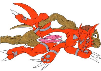 Guilmon x Raptor 2
art by shark_the_raptor
Keywords: anime;digimon;dragon;guilmon;dinosaur;theropod;raptor;male;anthro;M/M;penis;spoons;suggestive;spooge;shark_the_raptor