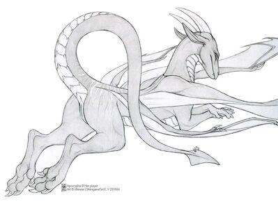 Apocrypha
art by shinigamigirl
Keywords: dragoness;female;feral;solo;vagina;presenting;shinigamigirl