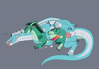 Drakes Spooning
art by shinigamisquirrel
Keywords: dragon;male;feral;M/M;penis;spoons;anal;spooge;shinigamisquirrel