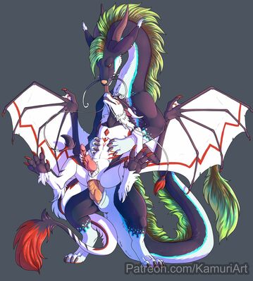 Love of Noodles
art by shinigamisquirrel
Keywords: eastern_dragon;dragon;male;feral;M/M;penis;reverse_cowgirl;anal;shinigamisquirrel