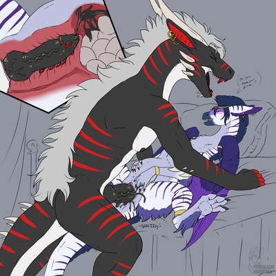 Synx Sketch
art by shinigamisquirrel
Keywords: dragon;dragoness;male;female;feral;anthro;M/F;penis;missionary;vaginal_penetration;internal;ejaculation;orgasm;spooge;egg;shinigamisquirrel