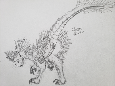 Xiva Raptor
art by shiverfox
Keywords: dinosaur;theropod;raptor;female;feral;anthro;solo;cloaca;shiverfox