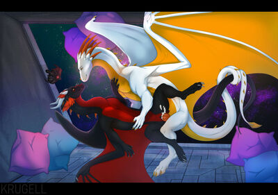 Space Dragons
art by shyraneas
Keywords: dragon;dragoness;male;female;feral;M/F;penis;missionary;vaginal_penetration;spooge;shyraneas