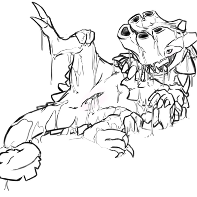 Barroth
art by sildre
Keywords: videogame;monster_hunter;dragon;wyvern;barroth;female;feral;solo;vagina;spooge;sildre