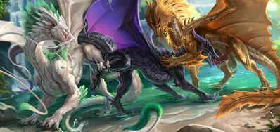 Forest Threesome
art by silgiriya.mantsugosi
Keywords: eastern_dragon;dragon;dragoness;male;female;feral;M/F;threeway;spitroast;penis;from_behind;vaginal_penetration;oral;spooge;silgiriya.mantsugosi
