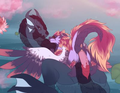 Summertime Swim
art by sinkid
Keywords: dragon;dragoness;male;female;feral;M/F;penis;cowgirl;vaginal_penetration;sinkid