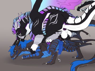 Big Enough For You?
art by sinpufff
Keywords: dragon;felkin;male;feral;M/M;penis;from_behind;anal;spooge;sinpufff