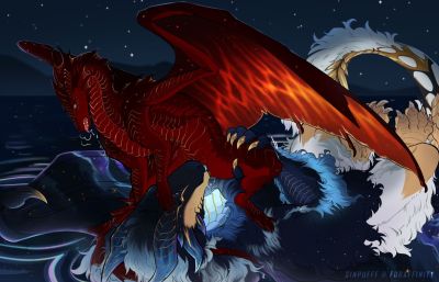 Ladies Night
art by sinpufff
Keywords: dragoness;female;feral;lesbian;cowgirl;oral;spooge;sinpufff
