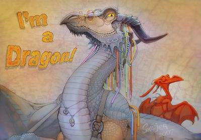 Western FYIAD
art by skadjer
Keywords: dragon;feral;solo;humor;non-adult;skadjer