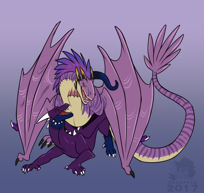 Mounted By A Wyvern
art by skdaffle
Keywords: dragon;dragoness;wyvern;male;female;feral;M/F;from_behind;skdaffle