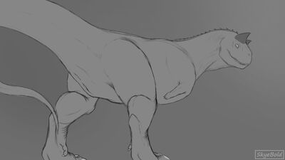 Carnotaurus
art by skyebold
Keywords: dinosaur;theropod;carnotaurus;female;feral;solo;vagina;skyebold
