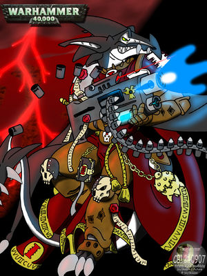 The Huntsman
art by skyshadow
Keywords: dragon;warhammer;male;anthro;solo;non-adult;skyshadow