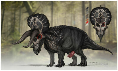 Aksiom Triceratops
art by skywalkerwilliam
Keywords: dinosaur;ceratopsid;triceratops;male;feral;solo;penis;skywalkerwilliam