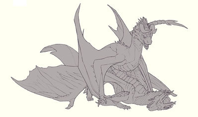 Velkhana and Wyvern Having Sex 4
art by slash0x
Keywords: videogame;monster_hunter;dragon;dragoness;wyvern;velkhana;male;female;feral;M/F;from_behind;suggestive;slash0x