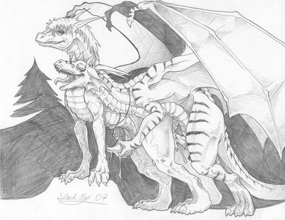 Athus x Slash
art by slash0x
Keywords: dragon;male;feral;M/M;penis;anal;from_behind;masturbation;spooge;slash0x