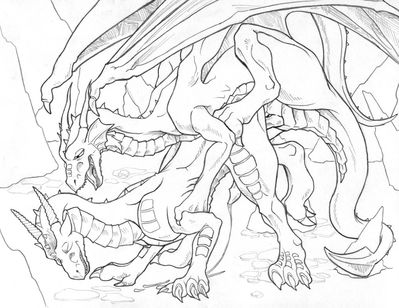 Byzil x Hyp
art by slash0x
Keywords: dragon;male;feral;M/M;penis;anal;from_behind;spooge;slash0x