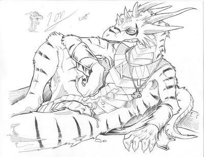 Fuzzy Slash
art by slash0x
Keywords: dragon;anthro;male;solo;penis;spooge;slash0x