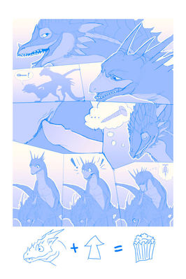 A Lesson To Learn
art by slash0x
Keywords: comic;dragon;dragoness;male;female;feral;M/F;penis;vagina;from_behind;closeup;humor;slash0x