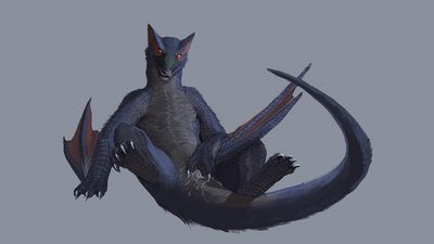Nargacuga Spread
art by slash0x
Keywords: videogame;monster_hunter;dragoness;wyvern;nargacuga;female;feral;solo;vagina;masturbation;fingering;spooge;slash0x