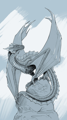 Perched
art by slash0x
Keywords: dragon;wyvern;feral;male;solo;non-adult;slash0x