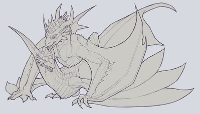 Slash x Legiana 6
art by slash0x
Keywords: videogame;monster_hunter;dragon;dragoness;wyvern;legiana;male;female;feral;M/F;from_behind;suggestive;slash0x