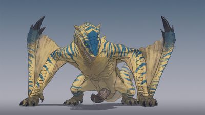 Aroused Tigrex
art by slash0x
Keywords: videogame;monster_hunter;dragon;wyvern;tigrex;male;feral;solo;penis;spooge;slash0x