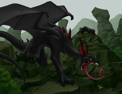 Showing Off
art by slate
Keywords: dragon;male;feral;solo;sheath;slate