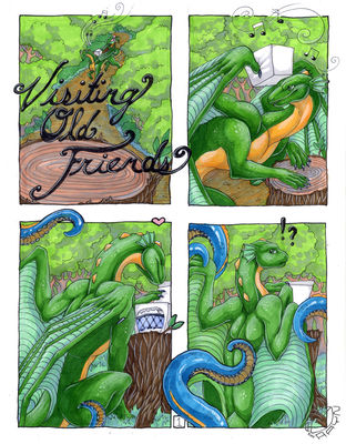 Visiting Old Friends 1
art by acidapluvia
Keywords: comic;dragoness;female;feral;solo;tentacles;acidapluvia
