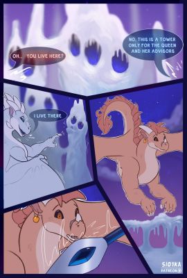 Secret Love, page 2 (Wings_of_Fire)
art by slo1ka
Keywords: comic;wings_of_fire;icewing;sandwing;qibli;winter;dragon;male;feral;M/M;non-adult;slo1ka