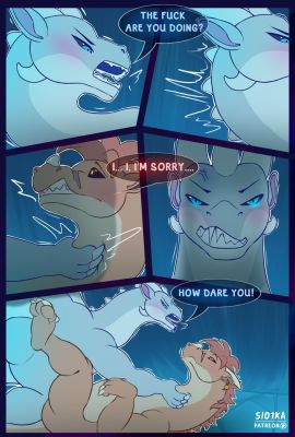 Secret Love, page 9 (Wings_of_Fire)
art by slo1ka
Keywords: comic;wings_of_fire;icewing;sandwing;qibli;winter;dragon;male;feral;M/M;suggestive;humor;slo1ka