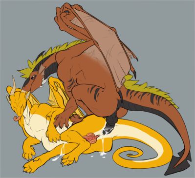 Sloppy Sideways
art by the-narutoshi
Keywords: dragon;male;feral;M/M;penis;anal;from_behind;spooge;the-narutoshi