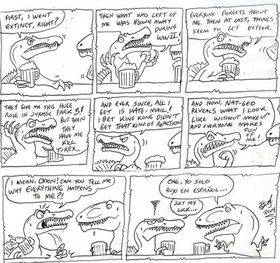 Someone To Listen
art by hodarinundu
Keywords: comic;dinosaur;theropod;tyrannosaurus_rex;trex;spinosaurus;anthro;humor;non-adult;hodarinundu