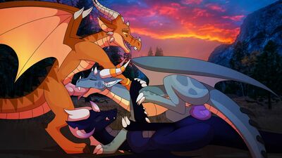 3way
art by soniethedog
Keywords: dragon;dragoness;male;female;feral;M/F;threeway;spitroast;penis;oral;cowgirl;vaginal_penetration;soniethedog