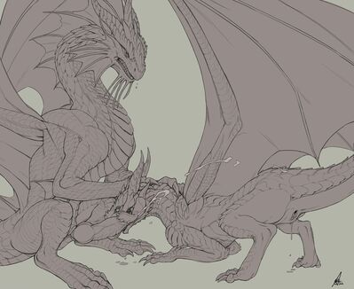 Bahamut Bang
art by crestfallenartist or soundi
Keywords: dungeons_and_dragons;bahamut;dragon;dragoness;male;female;feral;M/F;penis;oral;orgasm;ejaculation;spooge;crestfallenartist;soundi