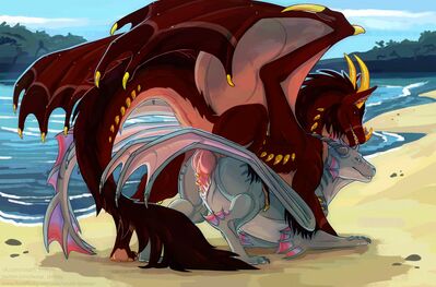 Beach Breeding
art by south-breeze
Keywords: dragon;dragoness;male;female;feral;M/F;penis;from_behind;vaginal_penetration;spooge;beach;south-breeze 