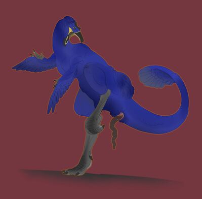 Theropod
art by spicydrag0n
Keywords: dinosaur;theropod;male;feral;solo;penis;spicydrag0n