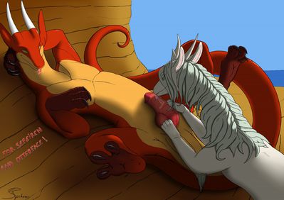 Vera and Kindle
art by spihanor
Keywords: dragon;dragoness;male;female;vera;kindle;feral;M/F;penis;oral;spooge;family_matters;spihanor