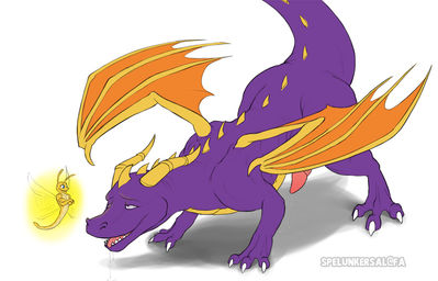 Spyro
art by spelunker_sal
Keywords: videogame;spyro_the_dragon;spyro;dragon;male;anthro;solo;penis;spelunker_sal