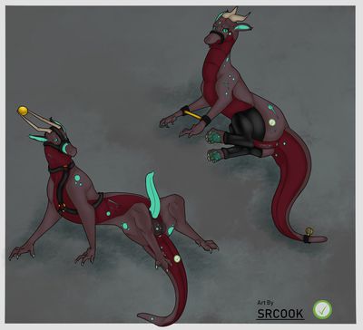 Approved Breeding
art by srcook
Keywords: dragon;dragoness;male;female;feral;solo;M/F;bondage;penis;vagina;suggestive;srcook