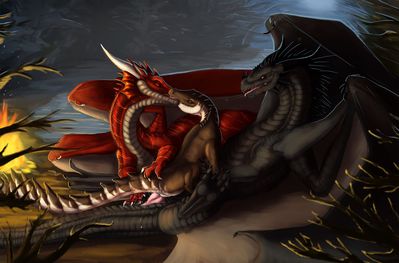 Dragons Having Sex With A Crocodile
art by stardragon102
Keywords: crocodilian;crocodile;dragon;male;female;feral;M/F;threeway;penis;cowgirl;cloacal_penetration;spooge;stardragon102