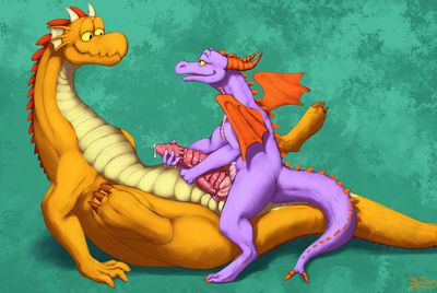 Riding DTZ
art by stardragon102
Keywords: cartoon;disney;rescue_rangers;dragon;dtz;male;anthro;M/M;penis;missionary;anal;cloacal_penetration;masturbation;spooge;stardragon102